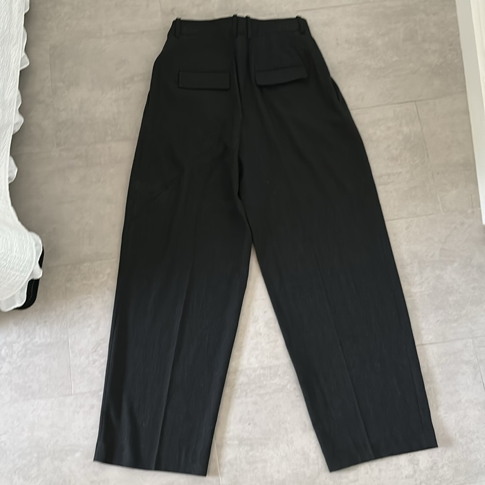 Zara dressy high twisted  gray trousers - Picture 5 of 6